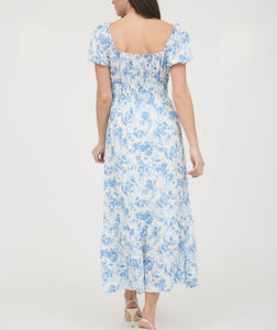 Women Dress/Blue Multi-RD4022