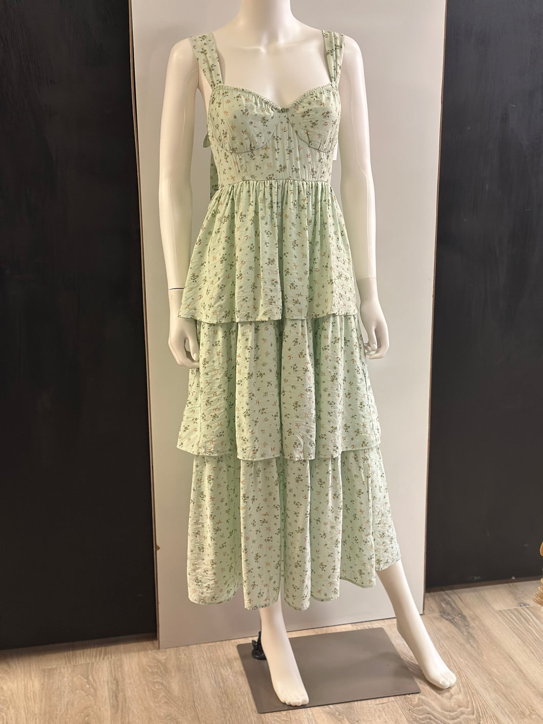Women Dress/Sage Multi-TB8824
