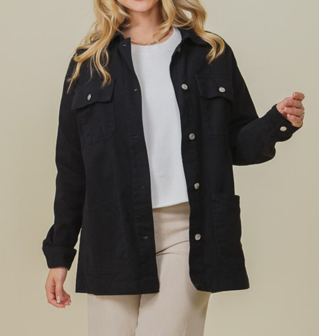 Women Jacket/Black-J1098