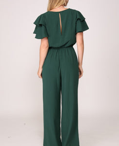 Women Jumpsuit/Hunter Green-WP8688