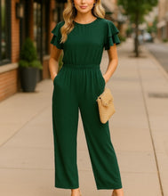Load image into Gallery viewer, Women Jumpsuit/Hunter Green-WP8688