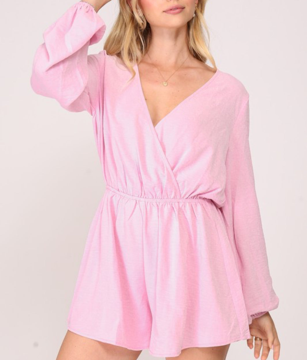 Women Romper/Pale Pink-WP8506B