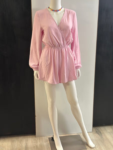 Women Romper/Pale Pink-WP8506B