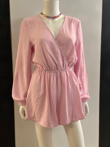 Women Romper/Pale Pink-WP8506B