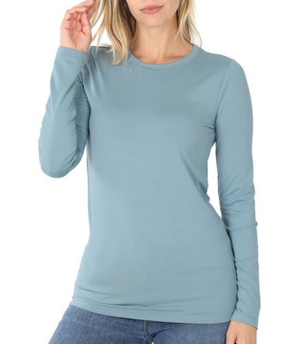 Women Top/Blue Grey-MT2053M8