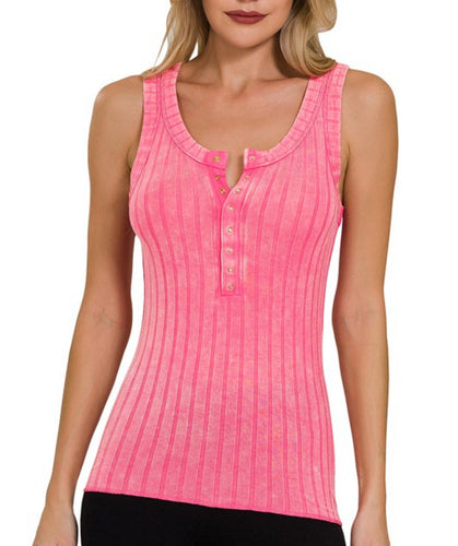 Women Tank Top/Fuchsi-RTW-8471G7
