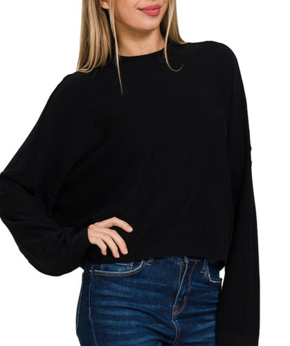 Women Sweater/Black-TW-2373A5