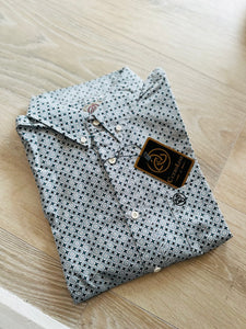 Men Long-Sleeved Shirt/Green-018