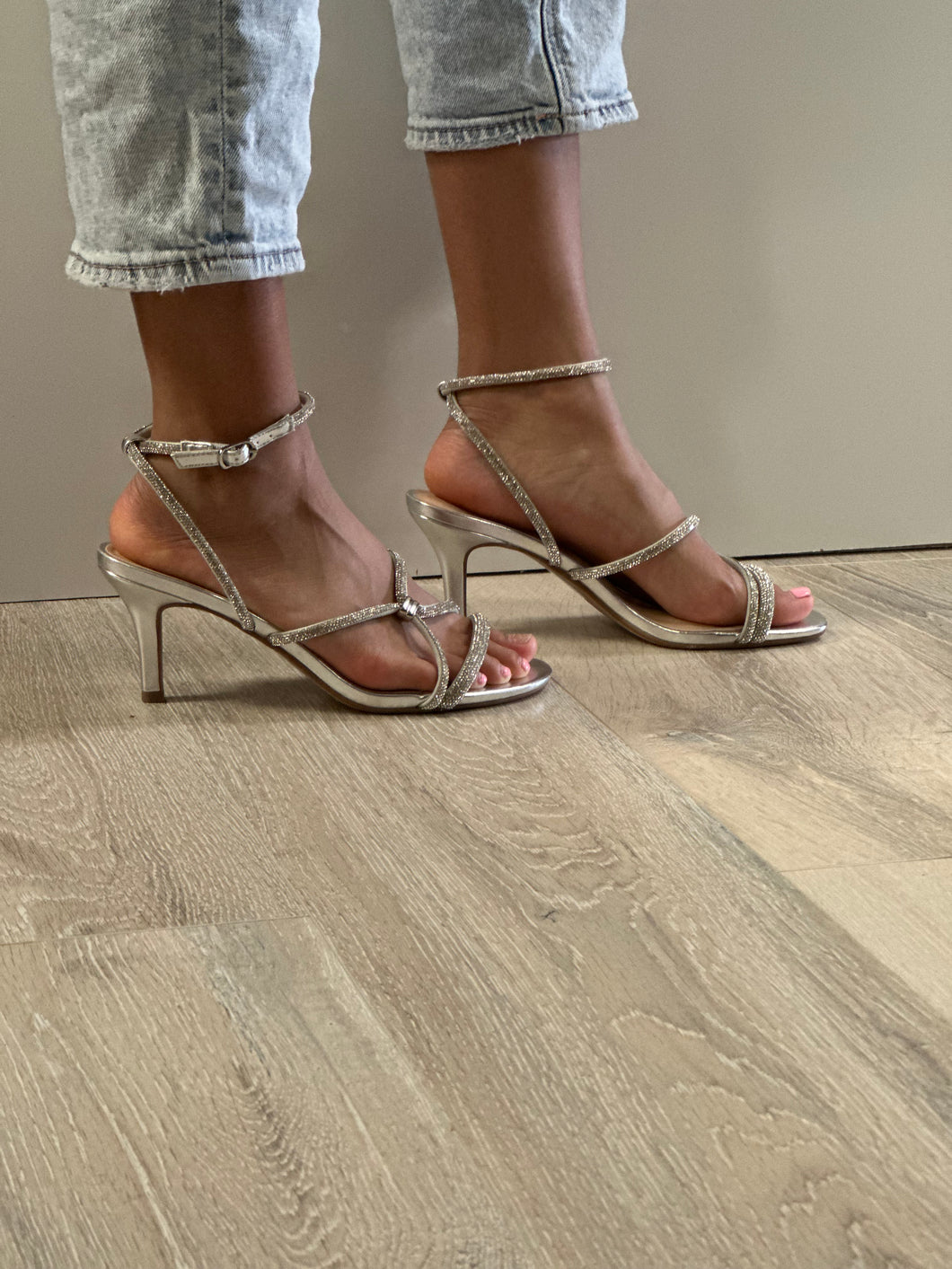 Women Heels/Silver-Patricia