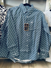 Load image into Gallery viewer, Men Long-sleeved Shirt/Teal-114