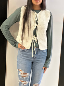 Women Vest/Ivory-TW-2609Y