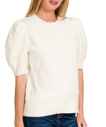 Women Top/Ivory-TW-2257Y