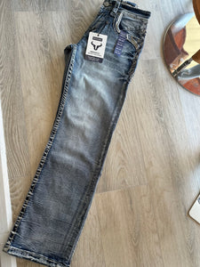 Mens Jeans Western Blue/Long 30-WJ2355