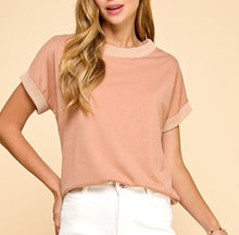 Load image into Gallery viewer, Women Top/Dark Peach-T1708