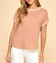 Load image into Gallery viewer, Women Top/Dark Peach-T1708