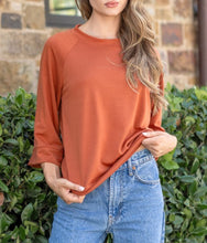 Load image into Gallery viewer, Women Top/Rust-T1715