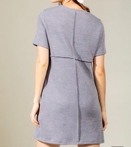 Women Mini Dress/Grey-140R
