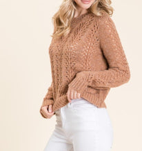Load image into Gallery viewer, Women Sweater/Camel-NT18644