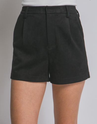 Women Soft Shorts/Black-60073PN