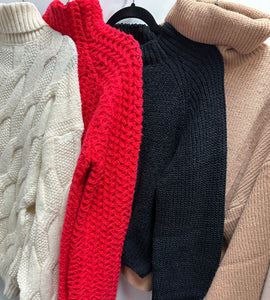 Women Sweater-Top/Red-NK10971