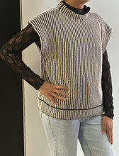 Load image into Gallery viewer, Women Sweater Vest/Black-12W3388N-1