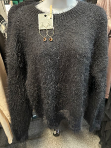 Women Sweater/Black-120R324