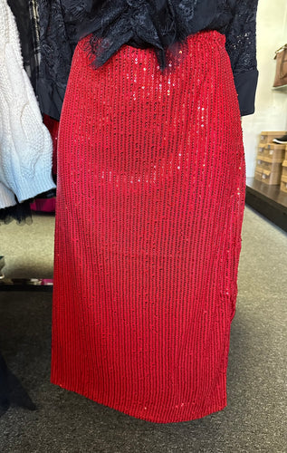 Women kirt/Red-51885