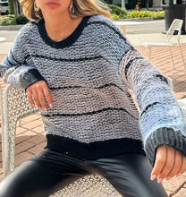 Load image into Gallery viewer, Women Sweater/Navy-GK107