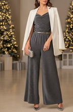 Load image into Gallery viewer, Women Jumpsuit/Black ilver-NP41170