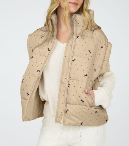 Women Vest/LT Khaki-CR2722