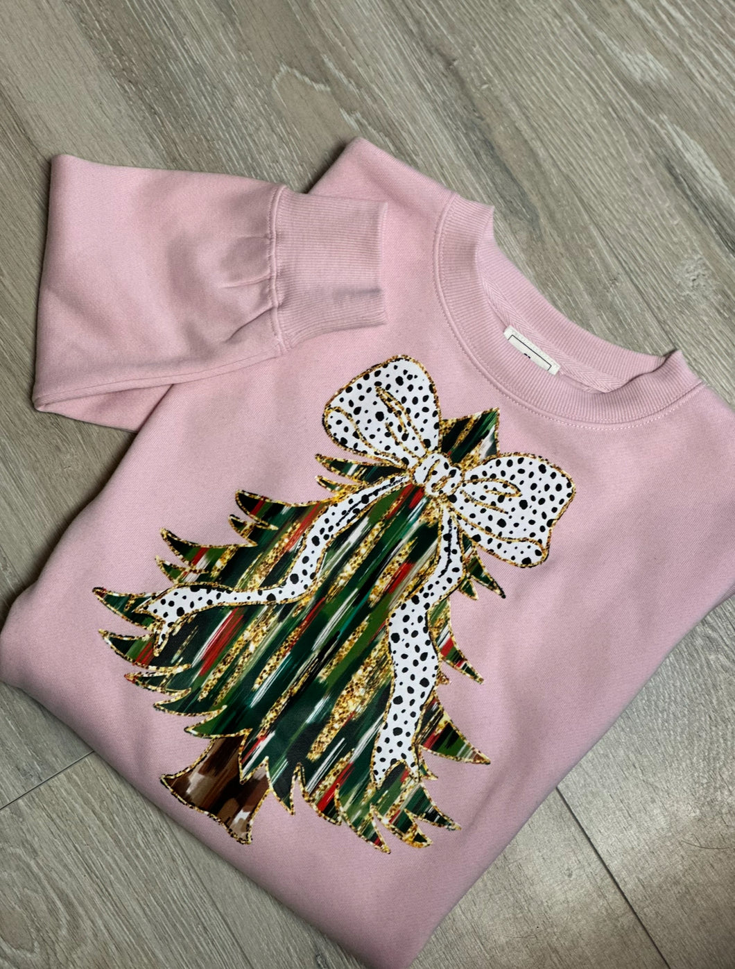 Women weatshirt/Baby pink-T050