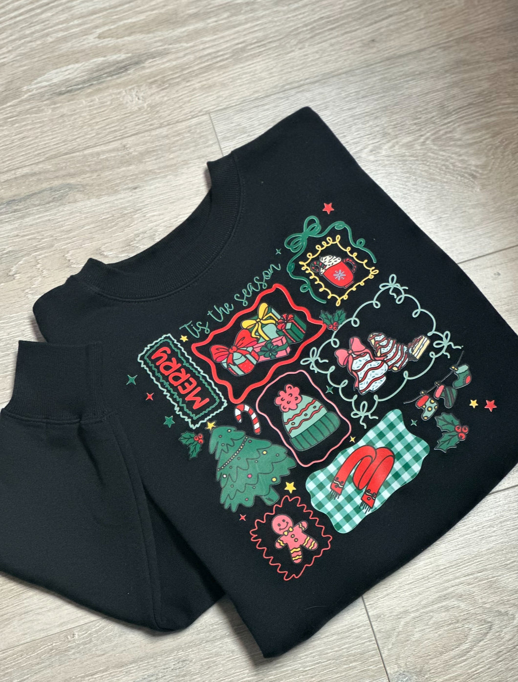 Women weatshirt/Black-T050