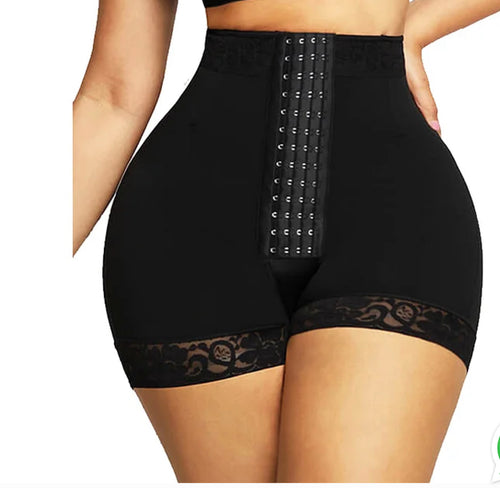 Women Shapewear/Black-09 short hooks