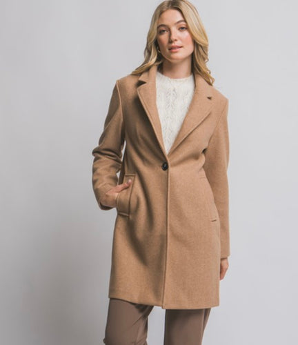 Women Coat/Camel-80354JN