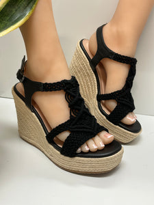 Women Sandals/Black-Elison-61