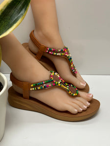 Women Sandals/Tan-Ethnic-67