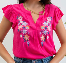 Load image into Gallery viewer, Women Top/Fuchsia-2219