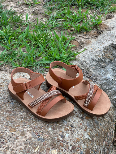 Infant Girls sandals/Tan-sol-30A