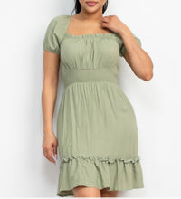 Load image into Gallery viewer, Women dress/LT Olive-BD05167