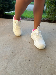 Girls Tennis shoes/White-Rexx-01K