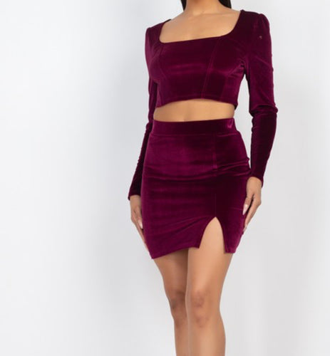 Women Top/Wine-BSET03155