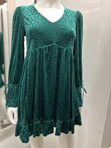 Women Mini Dress/Forest-ND31550