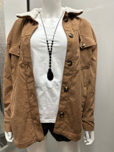 Load image into Gallery viewer, Women  Jacket/Camel-J13596