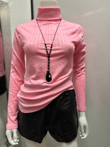 Women Top/DK Pink-HT-2202Y