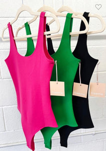 Women Bodysuit/Hot Pink-FRT1144N