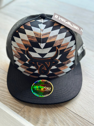 Lost Calf/Cap-Rustic Black