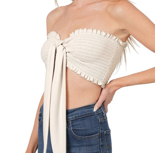 Women Tube Top/Bone-TT-5180A