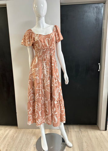 Women Dress/Dusty Sienna-CR2275A