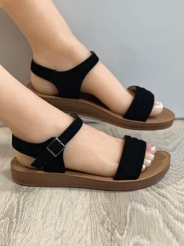 Women Sandals/Black-Reform-10