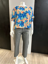 Load image into Gallery viewer, Women Top/Turquoise Blue-HT4975A